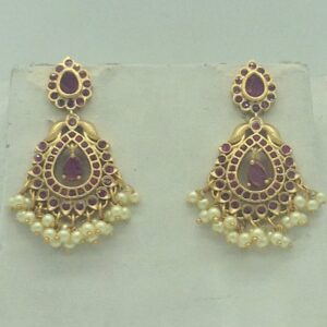 Red Cz Necklace Set JNC0190
