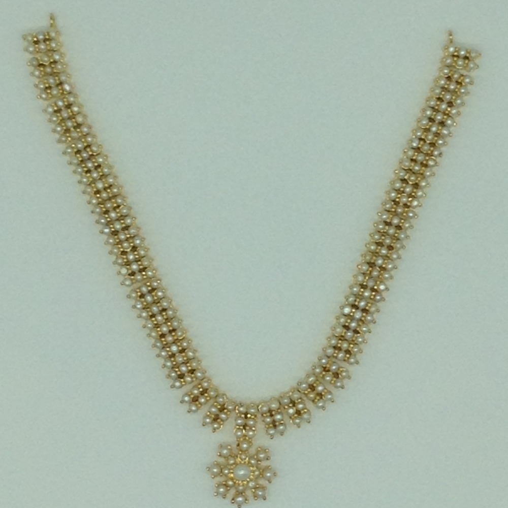 Pearls Necklace Set JNC0180 - Image 4