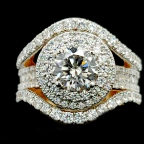 Aroha Creative Diamond Simulants Ring JSJ0228