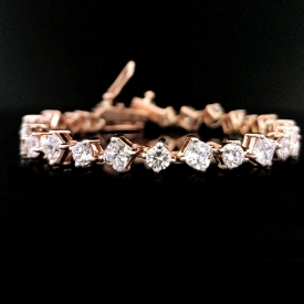Aroha Creative Diamond Simulants Tennis Bracelet JSJ0225