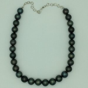 Black Tahitian South Sea Pearls Strand JPM0475
