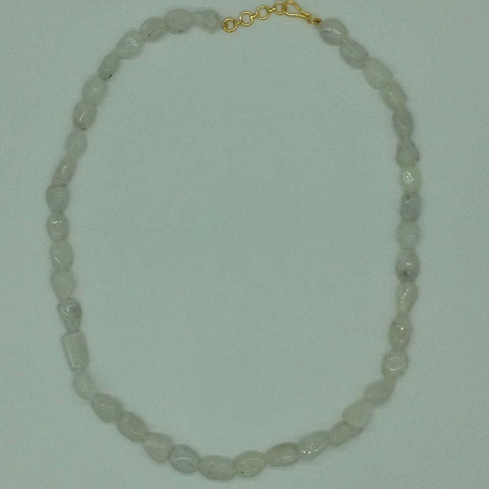 Natural White Rainbow Aweja Tumbles Mala JSS0157
