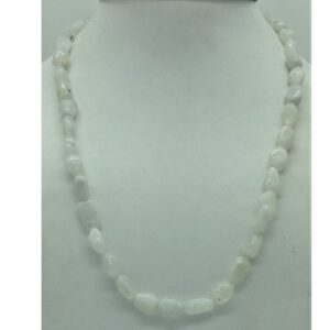 Natural White Rainbow Aweja Tumbles Mala JSS0157