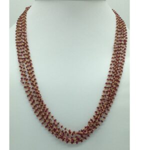 Ruby Gold Taar Necklace JGT0023