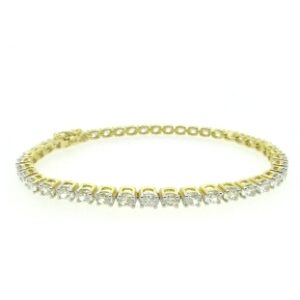 Creative Diamond Simulants Tennis Bracelet JSJ0209