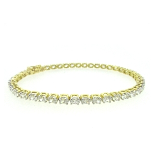 Creative Diamond Simulants Tennis Bracelet JSJ0209