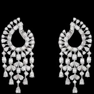 Diamonds Ear Hangings JSJ0159