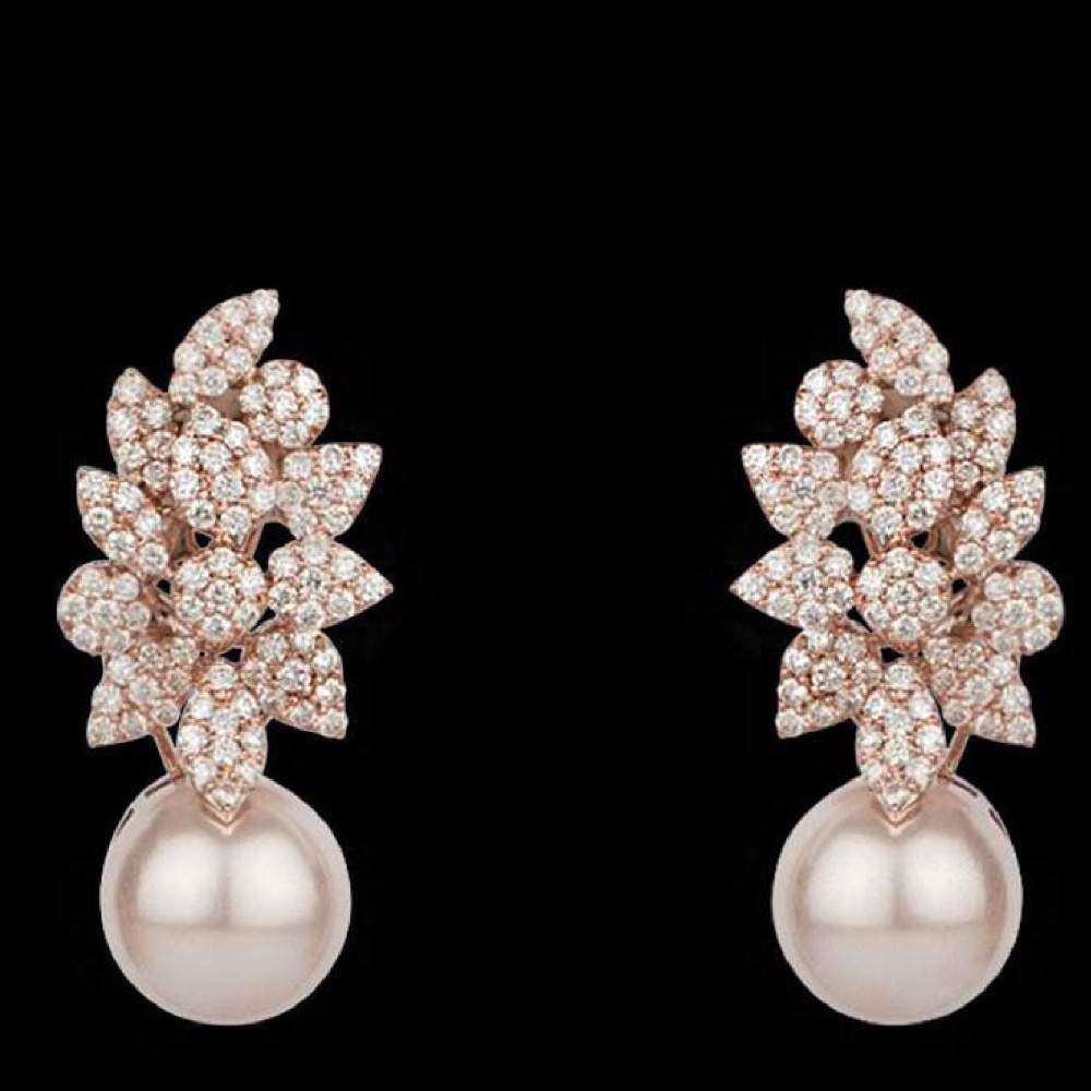 Diamonds and Pearls Earrings JSJ0122