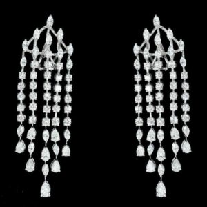 Diamonds Ear Hangings JSJ0074
