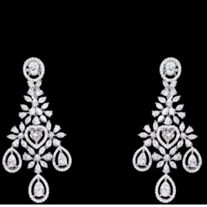 Diamonds Ear Hangings JSJ0030