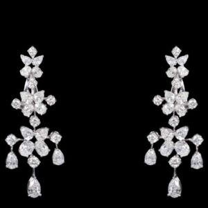 Diamonds Ear Hangings JSJ0026