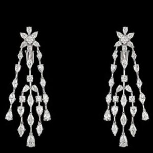Diamonds Ear Hangings JSJ0018