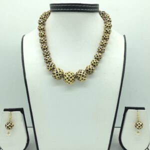Blue CZ Balls Graded Necklace Set JNC0128