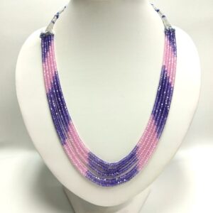 Cz Necklace 5 Layers JSS0302