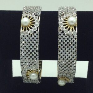 Pearls CZ Fancy Bangles JBG0311