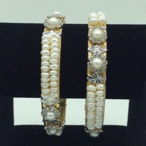 Pearls CZ Fancy Bangles JBG0308