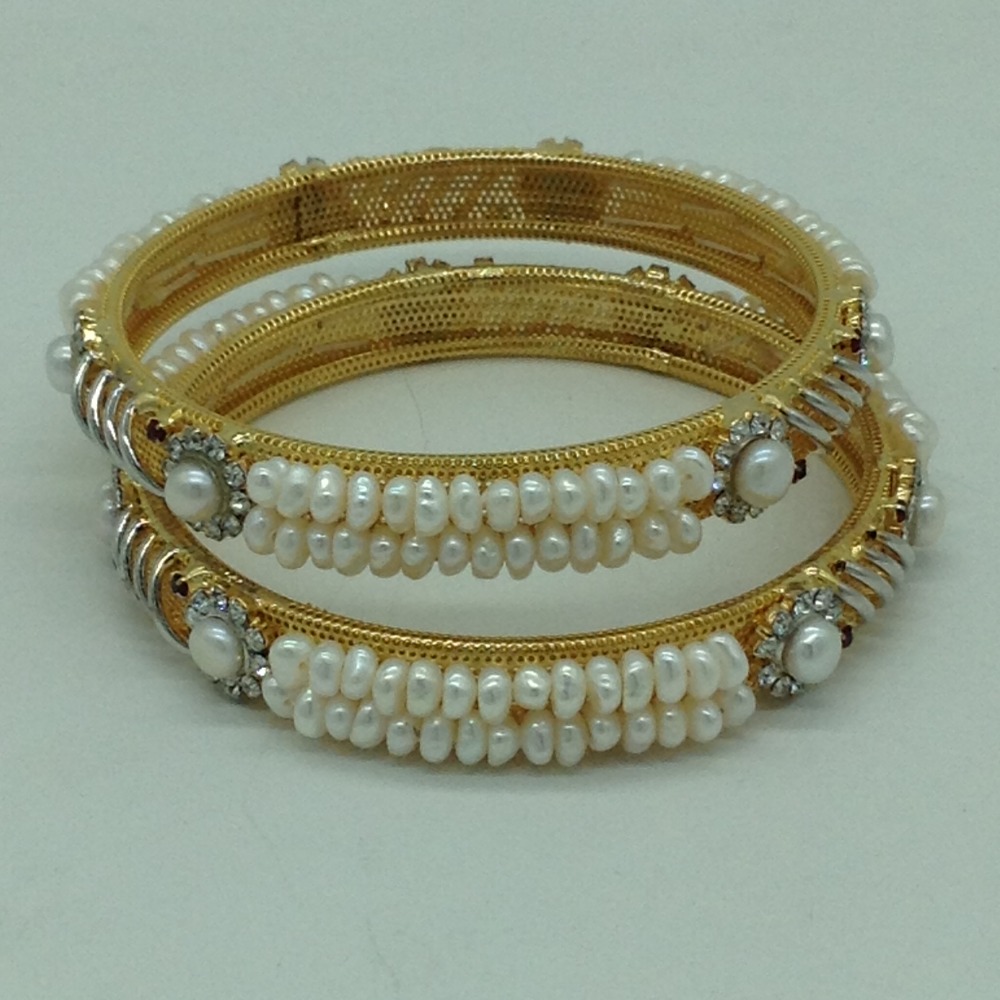Pearls cz fancy bangles jbg0307 - Image 2