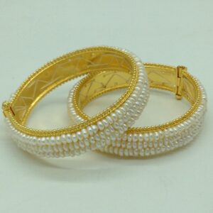 Pearls 3 Line Bangles JBG0306