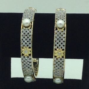 Pearls CZ Fancy Bangles JBG0304