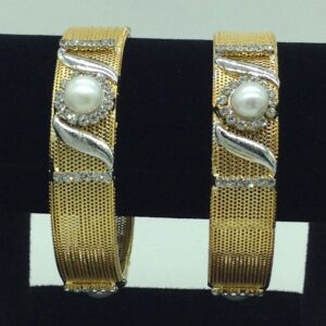 Pearls CZ Fancy Bangles JBG0303