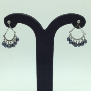 Pearl Silver Ear Hangings JER0163