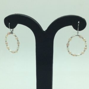 Pearl Silver Ear Hangings JER0102