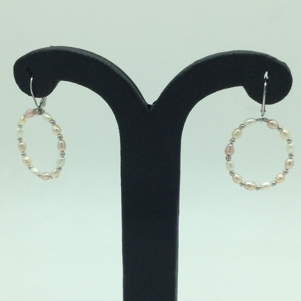 Pearl Silver Ear Hangings JER0102