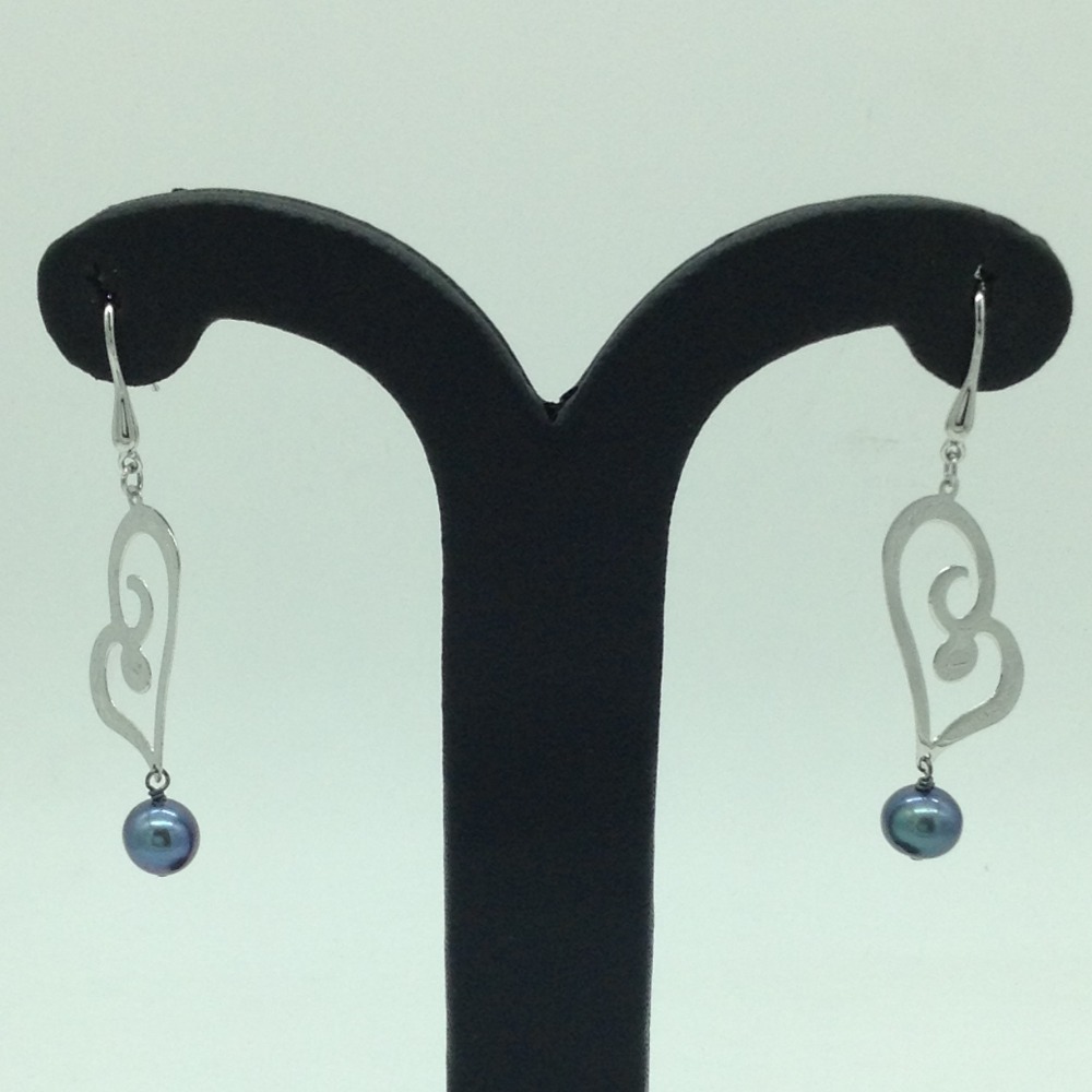 Pearl Silver Ear Hangings JER0089