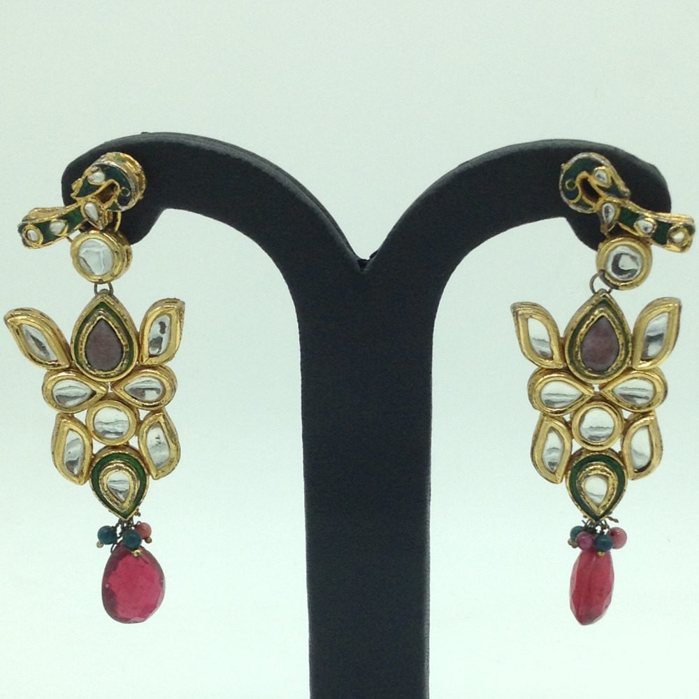 Kundan Stones Ear Hangings JER0065