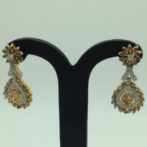 Multicolour  CZ Stones Ear Jhumki JER0030