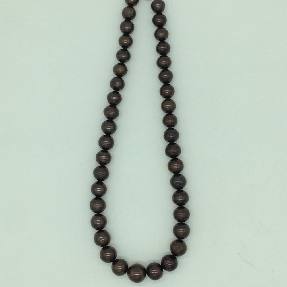 Brown Round Tahitian South Sea Pearls Strand JPM0405