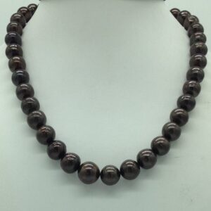 Brown Round Tahitian South Sea Pearls Strand JPM0405