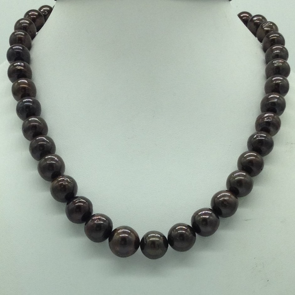 Brown Round Tahitian South Sea Pearls Strand JPM0405