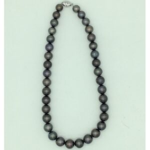 Black Round Tahitian South Sea Pearls Strand JPM0404