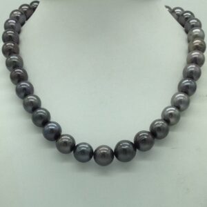 Brown Round Tahitian South Sea Pearls Strand JPM0403