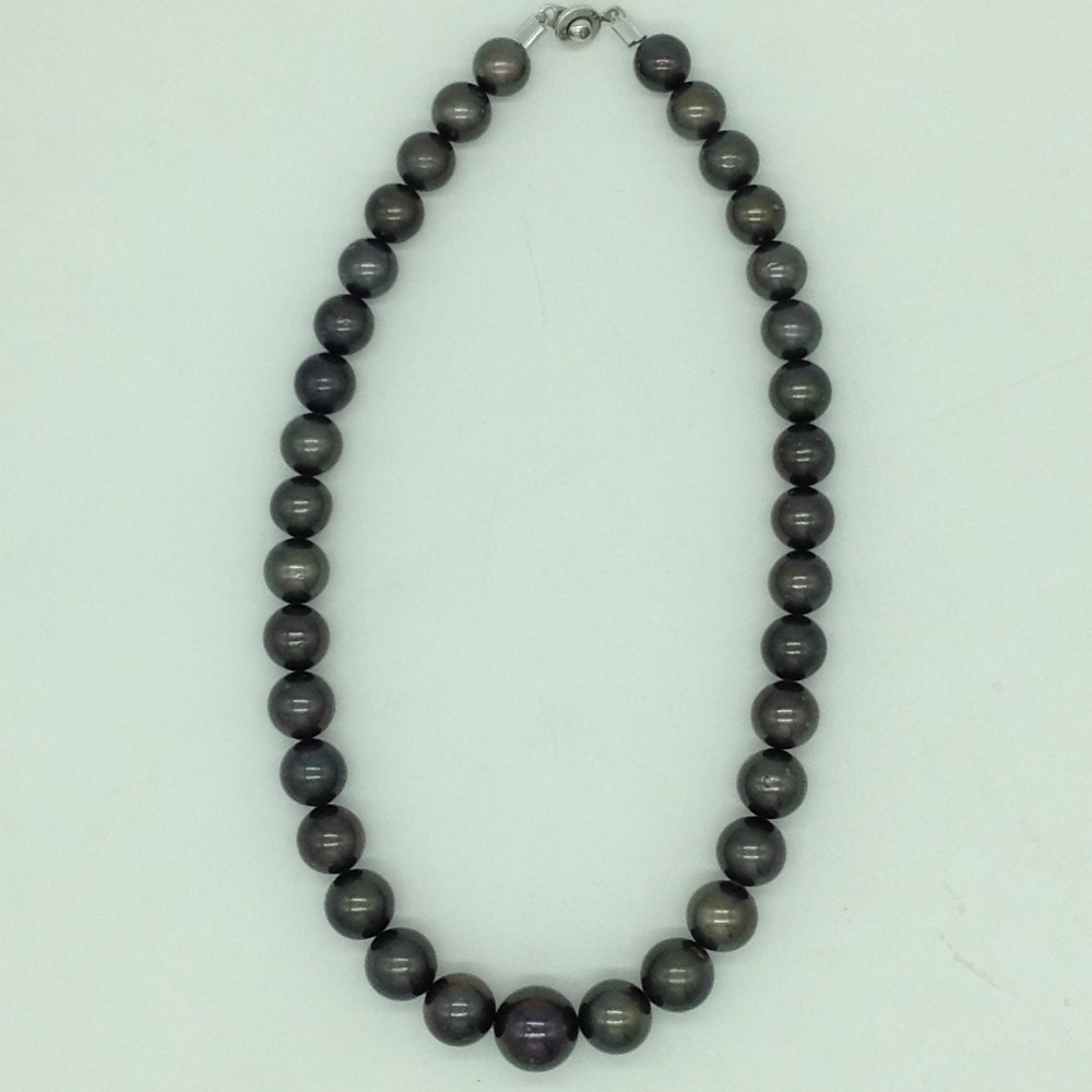 Black Round Tahitian South Sea Pearls Strand JPM0401