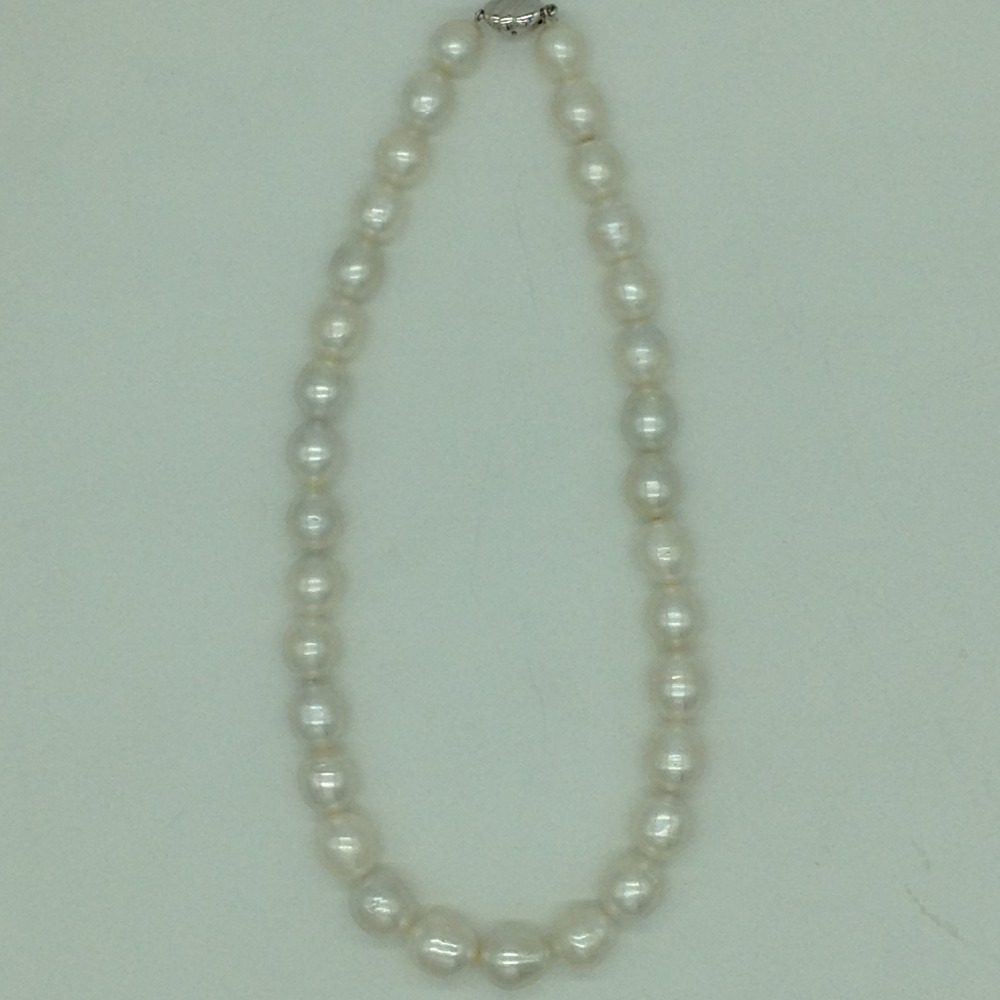 White Oval South Sea Pearls Strand JPM0399