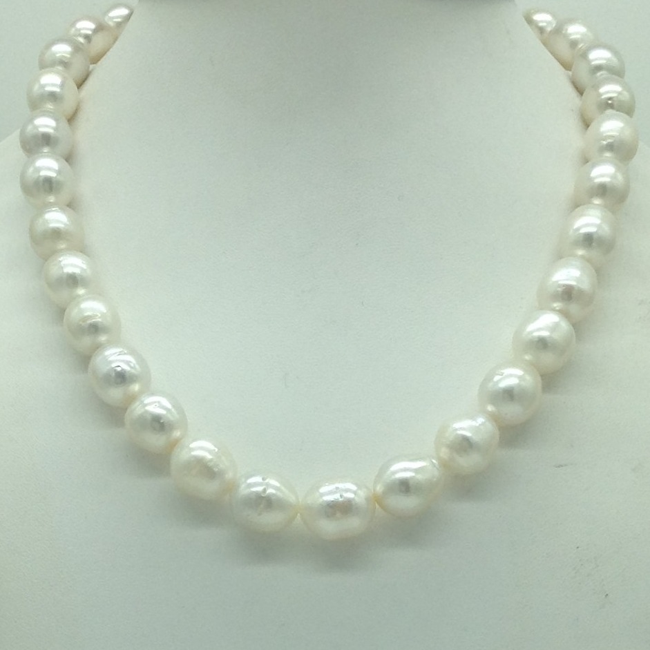 White Oval South Sea Pearls Strand JPM0399