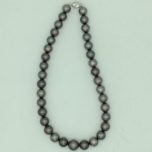 Brown Round Tahitian South Sea Pearls Strand JPM0398