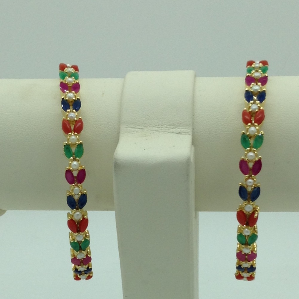 Navratan Stones Bangles JBG0290