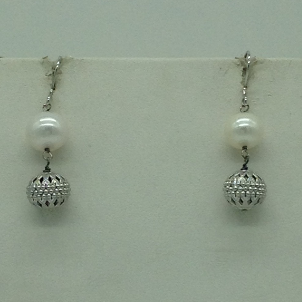 Freshwater pink pearls silver chain set jnc0078 - Image 7