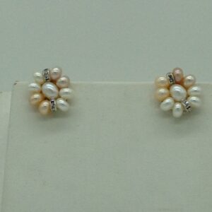 Freshwater Multicolour Flat Shaded 2 Lines Pearls Full Set JPP1081