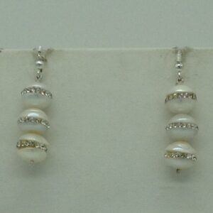 Freshwater White Jhilmil 2 Lines Pearls Full Set JPP1066