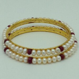 Freshwater White Flat 3 Lines Pearls Combination Full Set JPP1063