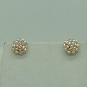 Freshwater Pink Rice 4 Lines Pearls Twisted Full Set JPP1060