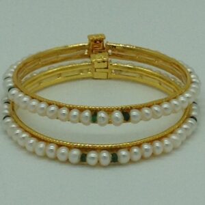 Freshwater White Flat 3 Lines Pearls Combination Full Set JPP1058