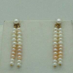 Freshwater Multicolour Flat Shaded 2 Lines Pearls Full Set JPP1057