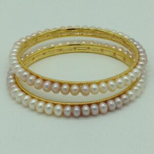 Freshwater Multicolour Flat Shaded 2 Lines Pearls Full Set JPP1057