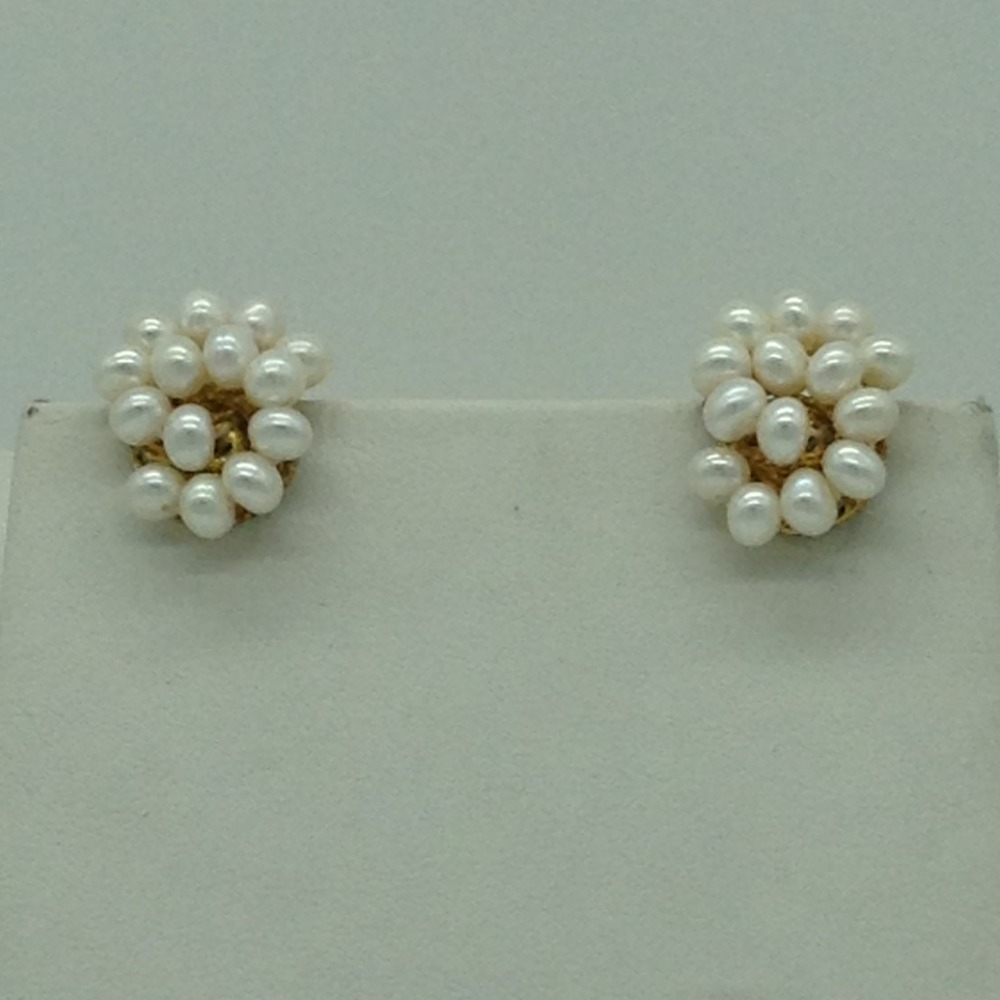 Freshwater White Flat 3 Lines Pearls Full Set JPP1053