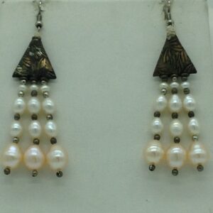 Freshwater Multicolour Oval 5 Lines Pearls Combination Set JPP1049